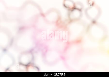 Blurred picture of tangled wires, abstract background. Stock Photo