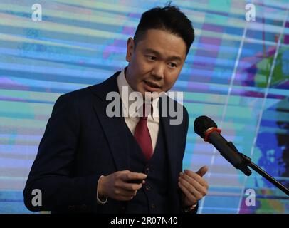 Seminar on Hong Kong Legislative Council Then and Now with former legislator Holden Chow Ho-ding, at Saxon Tower in Lai Chi Kok. 10FEB23 SCMP / Jonathan Wong Stock Photo