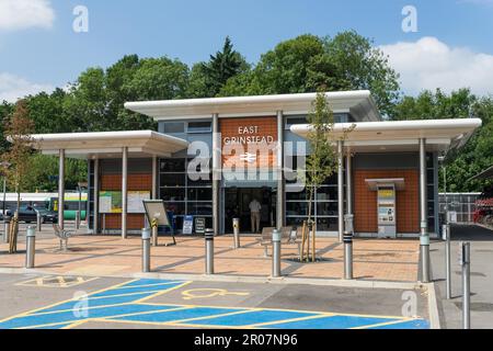 View of East Grinstead railway station Stock Photo