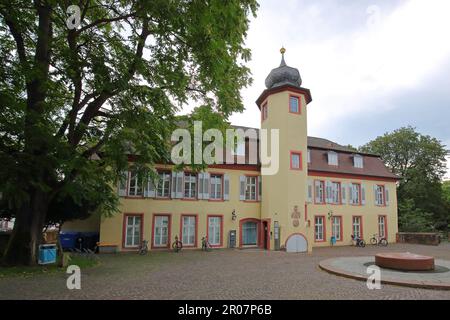 Castle in Handschuhsheim, Heidelberg, Bergstrasse, Baden-Württemberg, Germany Stock Photo