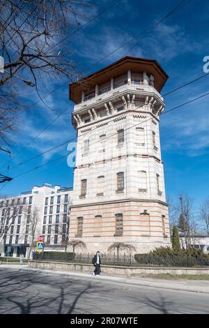 Chisinau, Moldova - March 9, 2023: The Chisinau Water Tower project by Alexander Bernadazzi. Stock Photo