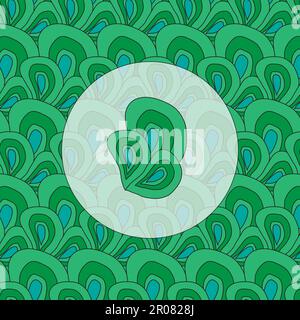 Vector background wallpaper, squama pattern in eps Stock Vector
