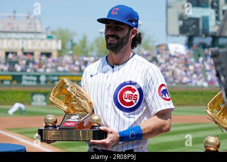 Chicago Cubs' Dansby Swanson before a baseball game, Sunday, May 21, 2023,  in Philadelphia. (AP Photo/Matt Rourke Stock Photo - Alamy