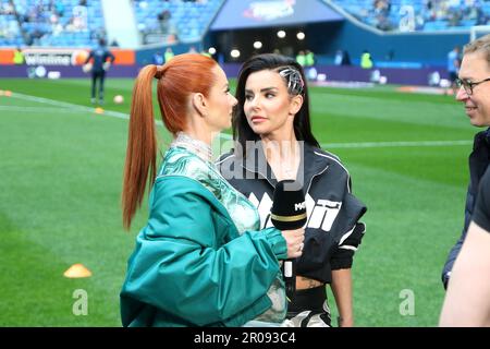Saint Petersburg, Russia, 7 May 2023: Football. Russian Premier
