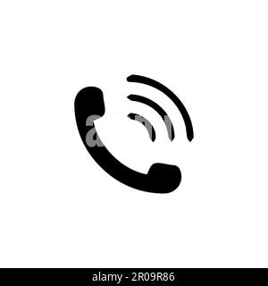 Telephone icon, Simple contact us icons set. Universal contact us icons to use for web and mobile UI, set of basic contact us elements. Stock Vector