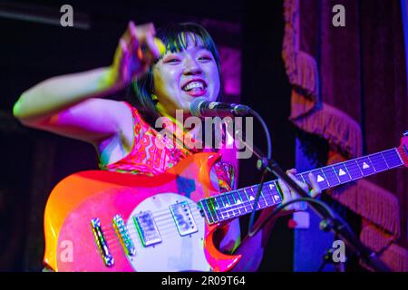 Belfast, UK. 7th May 2023. Japanese Band Otoboke Beaver played the ...