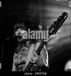 Belfast, UK. 7th May 2023. Japanese Band Otoboke Beaver played the ...