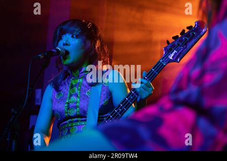 Belfast, UK. 7th May 2023. Japanese Band Otoboke Beaver played the ...