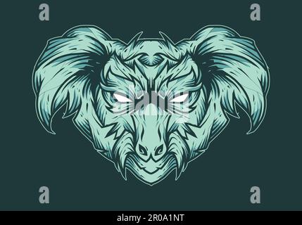 koala illustration Stock Vector