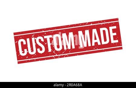 Custom Made Rubber Stamp. Custom Made Grunge Stamp Seal Vector Illustration Stock Vector