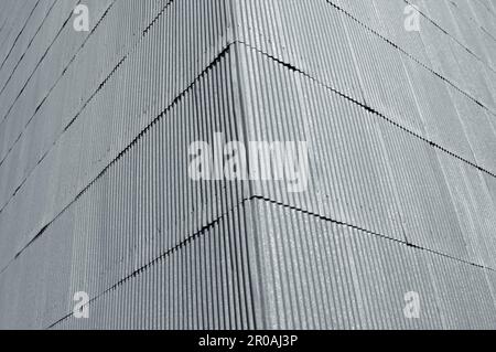 Grain silo facade Stock Photo