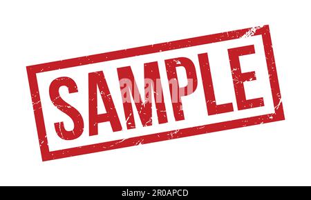 Sample Rubber Grunge Stamp Seal Vector Illustration Stock Vector Image ...