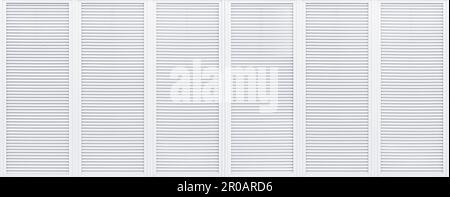 metal blinds grill. stripped metal wall Stock Photo