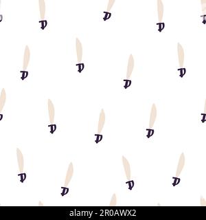 sword logo icon vector illustration design template seamless pattern Stock Vector