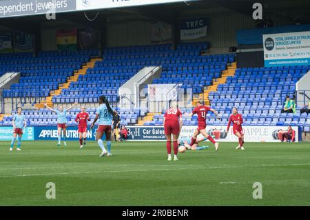 WSL Liverpool v Manchester City at Prenton Park, Liverpool victory 2-1. (Terry Scott/SPP) Credit: SPP Sport Press Photo. /Alamy Live News Stock Photo