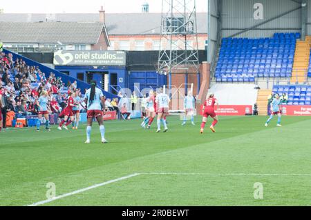 WSL Liverpool v Manchester City at Prenton Park, Liverpool victory 2-1. (Terry Scott/SPP) Credit: SPP Sport Press Photo. /Alamy Live News Stock Photo