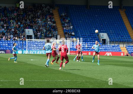 WSL Liverpool v Manchester City at Prenton Park, Liverpool victory 2-1. (Terry Scott/SPP) Credit: SPP Sport Press Photo. /Alamy Live News Stock Photo