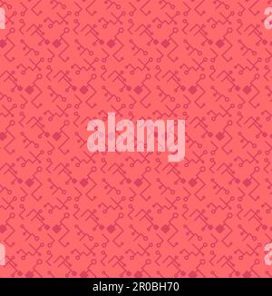 Computer Processor Chip Seamless Pattern for print, cloth, fabric and wrap. High tech wallpaper and background. Computer ornament. Innovation backdrop Stock Vector