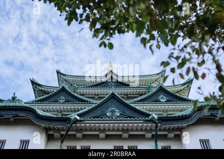Nagoya Castle on a cloudy, spring day Stock Photo