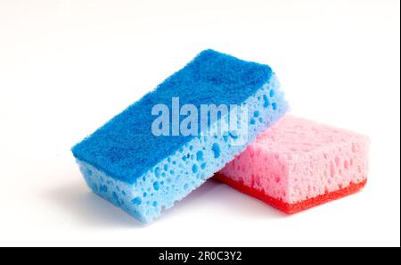 Washcloths for washing dishes, cleaning items of care Stock Photo