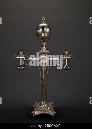 2009.0002.. Argand Lamp. Manufacturers: Matthew Boulton & John Fothergill Stock Photo