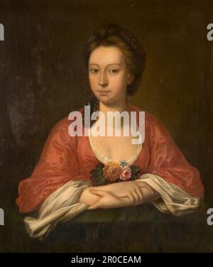 Portrait Of A Woman, Possibly Anne Jesson, 1750-1800. British School [Artist unknown] Stock Photo