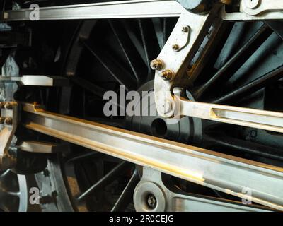 The steam locomotive named 'City of Birmingham' on exhibition at Thinktank (Birmingham Museum of Science & Industry).. Images from 2005 Stock Photo