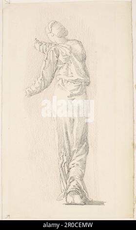 The Garland Weavers - Drapery Study, 1866-1867. Artist: Edward Burne-Jones Stock Photo