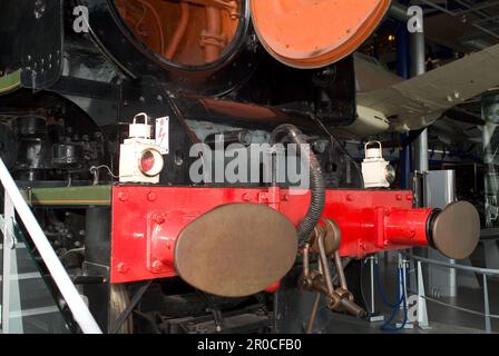 The steam locomotive named 'City of Birmingham' on exhibition at Thinktank (Birmingham Museum of Science & Industry).. Images from 2005 Stock Photo