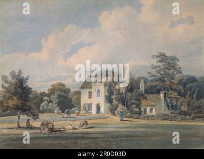 Chalfont Lodge, Buckinghamshire, 1795-96. Thomas Girtin Stock Photo