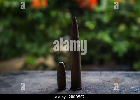 different types of bullets background natural Stock Photo - Alamy