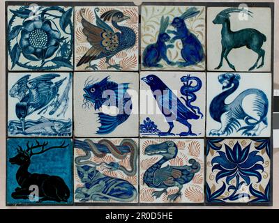 Tile with Dodo, by William De Morgan Stock Photo - Alamy
