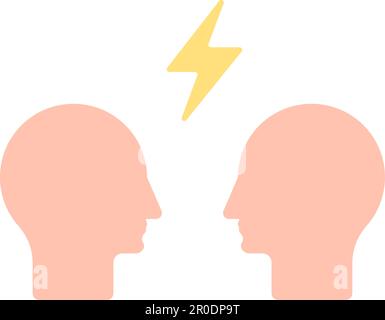 Altercation icon vector image. Suitable for mobile application web application and print media. Stock Vector