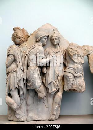 Greek exhibition, Pergamon Museum, Pergamonmuseum, Museum Island, Museumsinsel, Berlin, Germany, Europe, UNESCO World Heritage Site Stock Photo