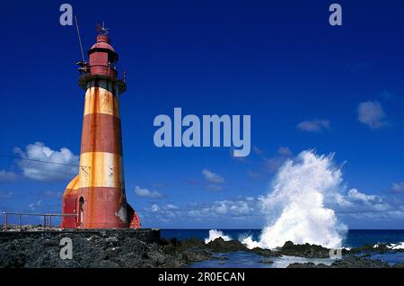 Folly Point Lighthouse, Port Antonio Jamaika Stock Photo