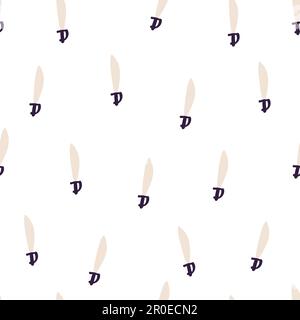 sword logo icon vector illustration design template seamless pattern Stock Vector