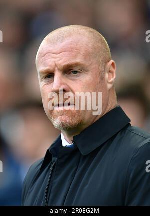 Brighton, UK. 08th May, 2023. Sean Dyche Manager of Everton FC during the Premier League match between Brighton & Hove Albion and Everton at The Amex on May 8th 2023 in Brighton, England. (Photo by Jeff Mood/phcimages.com) Credit: PHC Images/Alamy Live News Stock Photo