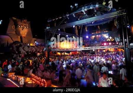 Oxyd Club, Open Air Disco, Side, Turkish Riviera, Turkey Stock Photo