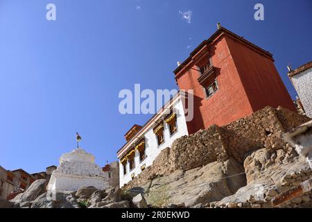 Old Town, Leh, Ladakh, Jammu and Kashmir, India Stock Photo