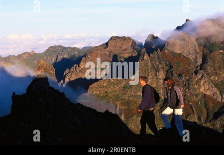 Wandern, Madeira, Portugal People Stock Photo