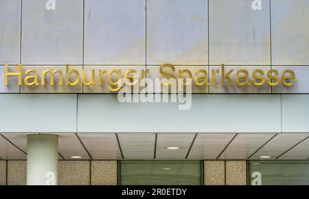 Hamburger Sparkasse, Grosser Burstah, Hamburg, Germany Stock Photo