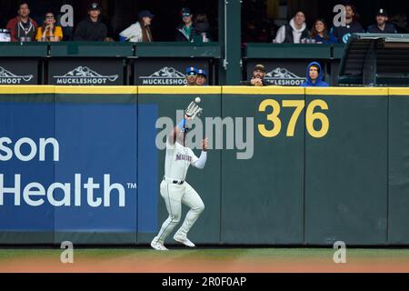Houston, United States. 07th June, 2022. Seattle Mariners left fielder  Taylor Trammell (20) the MLB game between the Houston Astros and the  Seattle Mariners on Tuesday, June 7, 2022 at Minute Maid