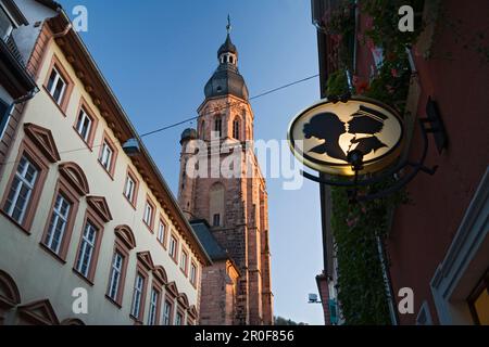 Church of the Holy Spiritit, Old Town, Heidelberg, Baden-Wuerttemberg, Germany Stock Photo