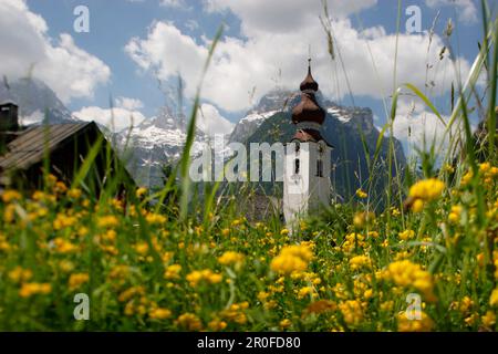 Baroque church Maria Kirchental in Lofer, Salzburg, Austria Stock Photo