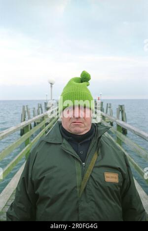 fisherman at the Baltic sea, Germany, portrait, people from