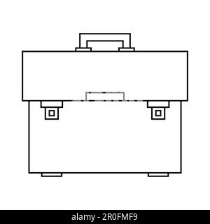 Printer line vector Icon on white background Stock Vector