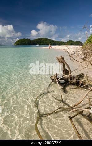 Long Beach Island, Micronesia, Palau Stock Photo