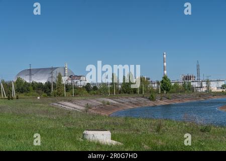 USA. 06th May, 2023. View of Chernobyl nuclear plant in Ukraine on May 6, 2023. (Photo by Lev Radin/Sipa USA) Credit: Sipa USA/Alamy Live News Stock Photo