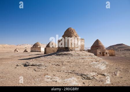 Tombs at El Qasr in Dakhla Oasis, Libyan Desert, Egypt Stock Photo