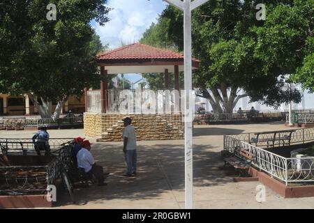 MERIDA, MEXICO - OCTOBER 31, 2016 city park Stock Photo